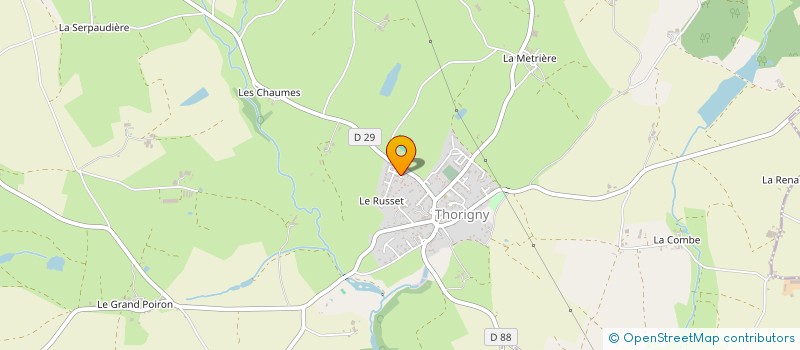 localisation de l'entreprise MADAME STEPHANIE RIAUDEL  THORIGNY