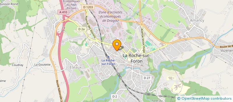 localisation de l'entreprise MADAME STEPHANIE RIBEIRO  LA ROCHE-SUR-FORON