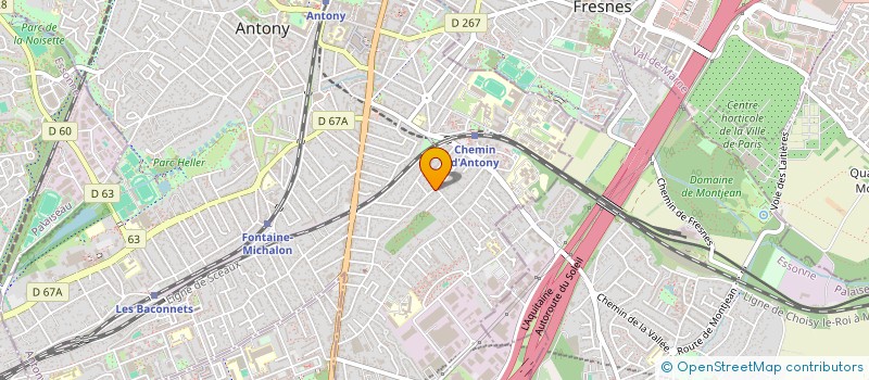 localisation de l'entreprise MADAME STEPHANIE RIBEIRO à ANTONY