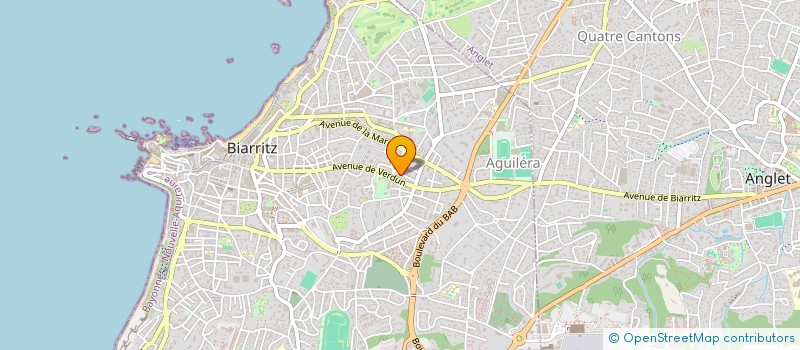 localisation de l'entreprise MADAME STEPHANIE RIBEIRO  BIARRITZ