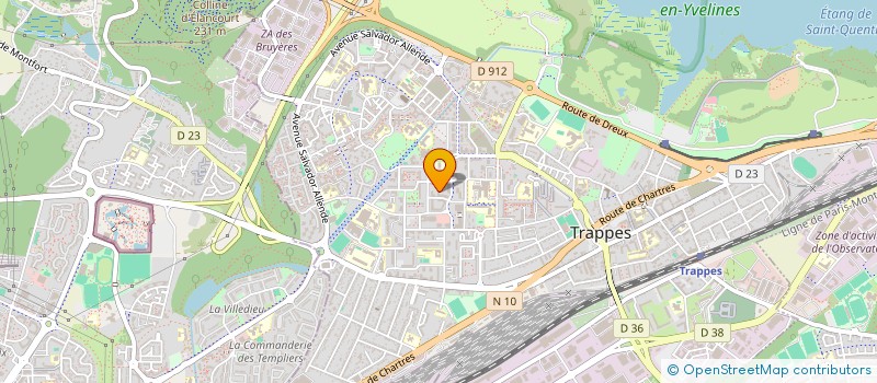 localisation de l'entreprise MADAME STEPHANIE RIBEMONT  TRAPPES