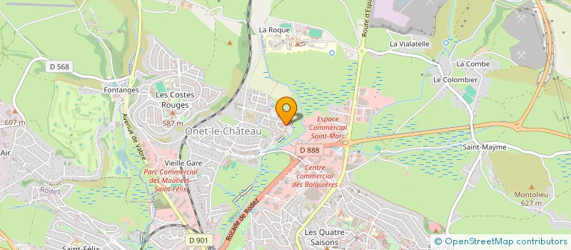 localisation de l'entreprise MADAME STEPHANIE RICARD  ONET-LE-CHATEAU