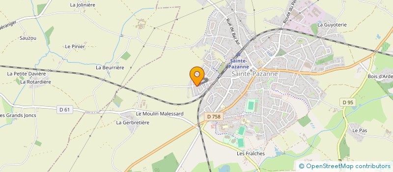 localisation de l'entreprise MADAME STEPHANIE RICCI à SAINTE-PAZANNE