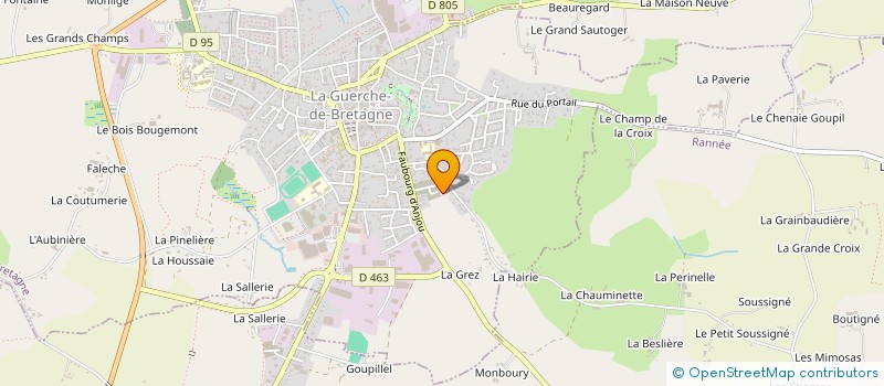 localisation de l'entreprise MADAME STEPHANIE RICHARD  LA GUERCHE-DE-BRETAGNE