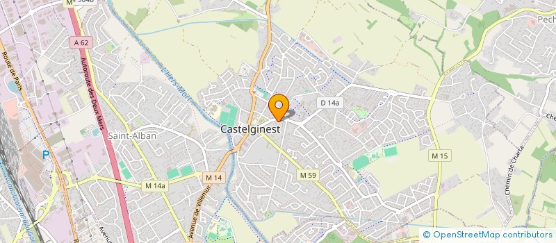 localisation de l'entreprise MADAME STEPHANIE RIGO  CASTELGINEST