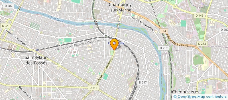 localisation de l'entreprise MADAME STEPHANIE RIGOLET à SAINT-MAUR-DES-FOSSES