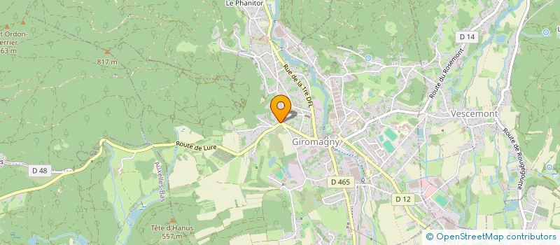 localisation de l'entreprise MADAME STEPHANIE RIOTTE  FRAHIER-ET-CHATEBIER