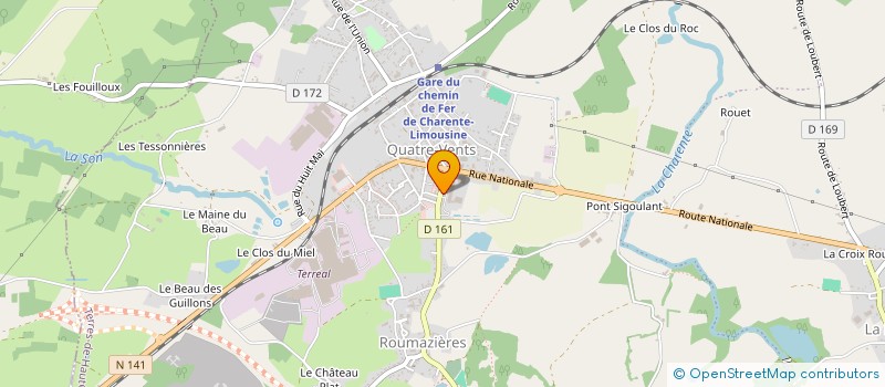 localisation de l'entreprise MADAME STEPHANIE RIQUIER à TERRES-DE-HAUTE-CHARENTE