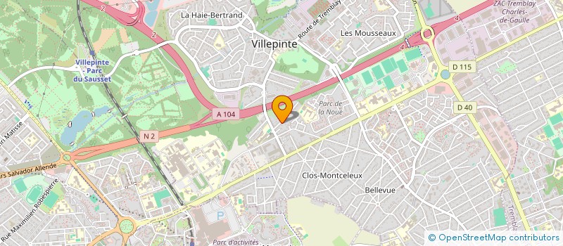 localisation de l'entreprise MADAME STEPHANIE RISSE à VILLEPINTE