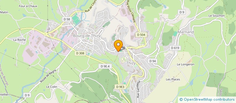 localisation de l'entreprise MADAME STEPHANIE RIVAT  THIZY-LES-BOURGS