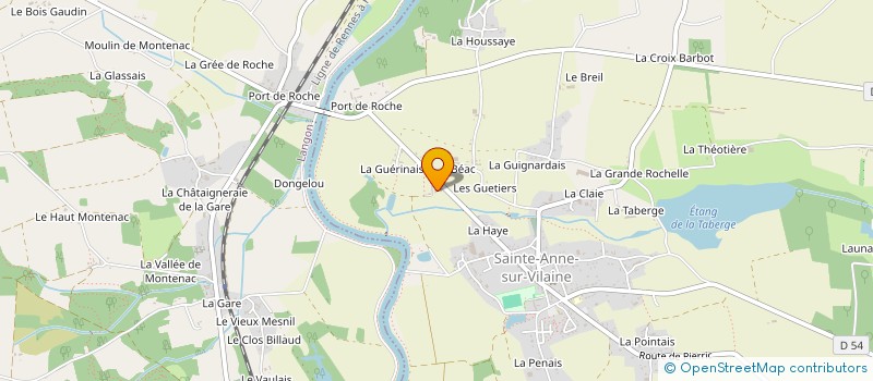 localisation de l'entreprise MADAME STEPHANIE ROBERT  SAINTE ANNE SUR VILAINE