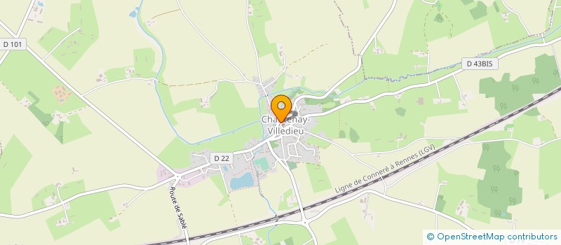 localisation de l'entreprise MADAME STEPHANIE ROBERT  CHANTENAY VILLEDIEU