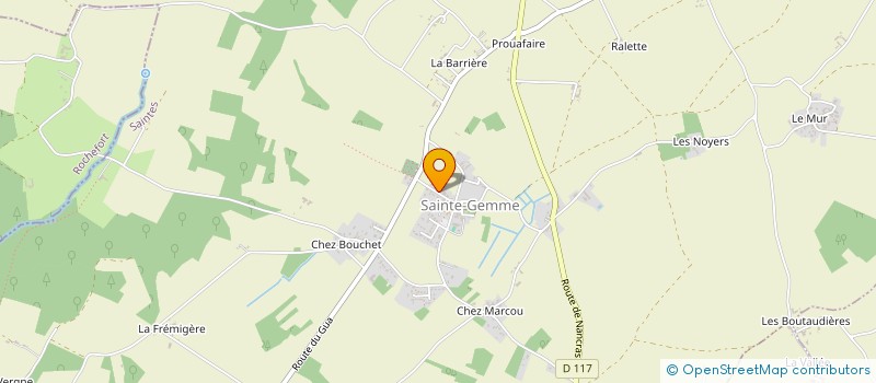 localisation de l'entreprise MADAME STEPHANIE ROBERT  SAINTE-GEMME