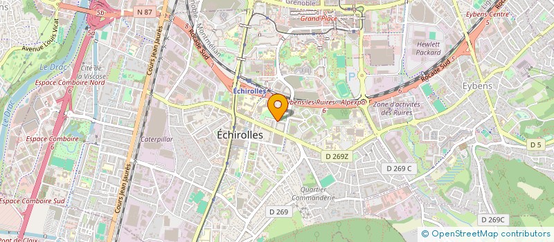 localisation de l'entreprise MADAME STEPHANIE ROBIN  ECHIROLLES