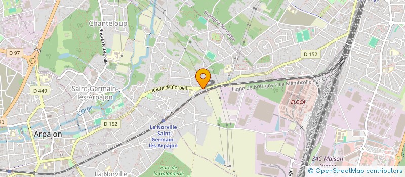 localisation de l'entreprise MADAME STEPHANIE ROCHAS à SAINT-GERMAIN-LES-ARPAJON