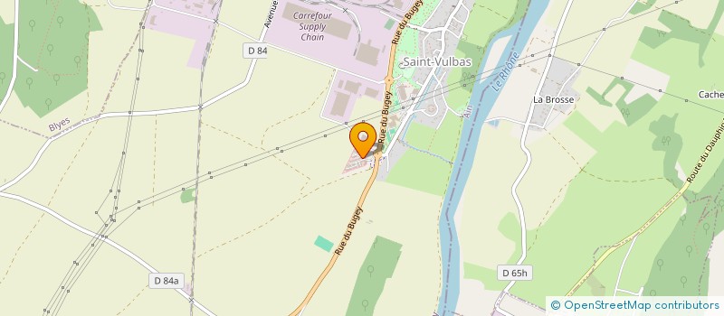 localisation de l'entreprise MADAME STEPHANIE ROCHE  SAINT-VULBAS