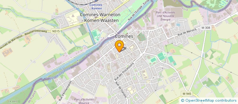 localisation de l'entreprise MADAME STEPHANIE ROCQ  COMINES