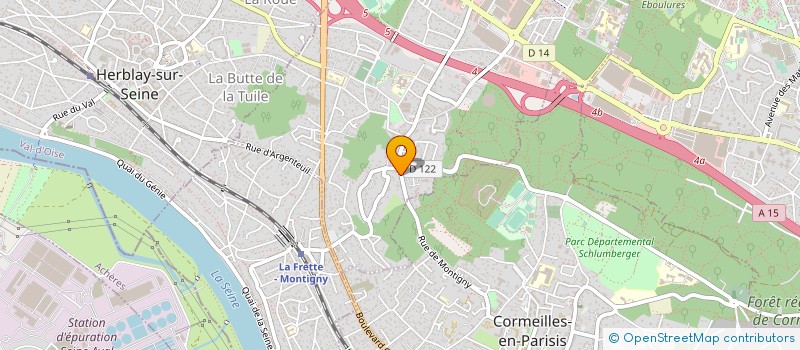 localisation de l'entreprise MADAME STEPHANIE RODIGHIERO  MONTIGNY-LES-CORMEILLES