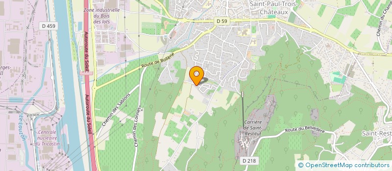 localisation de l'entreprise MADAME STEPHANIE RODOLPHE  SAINT-CAPRAISE-DE-LALINDE