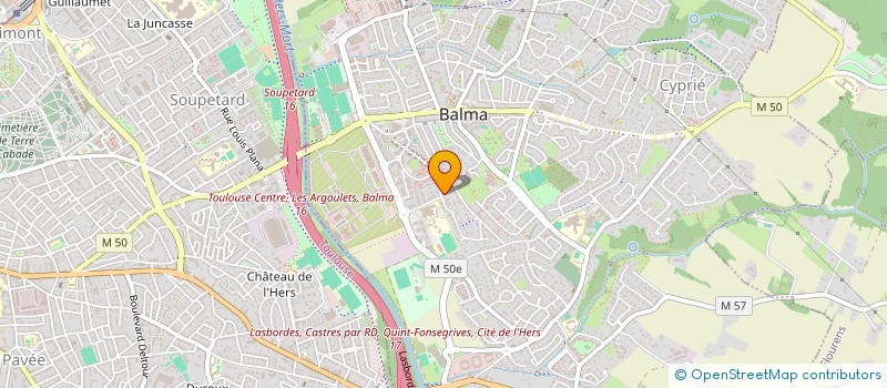 localisation de l'entreprise MADAME STEPHANIE RODOT  BALMA