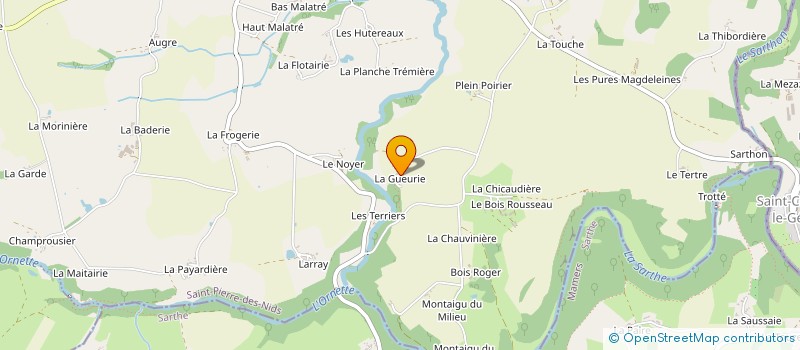 localisation de l'entreprise MADAME STEPHANIE RODRIGUES à SAINT-PIERRE-DES-NIDS