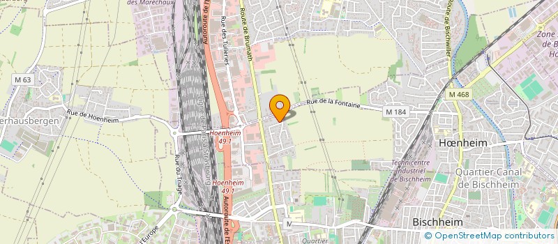 localisation de l'entreprise MADAME STEPHANIE RODRIGUES DE MIRANDA  HNHEIM