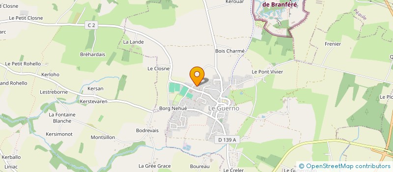 localisation de l'entreprise MADAME STEPHANIE ROHOU  LE GUERNO