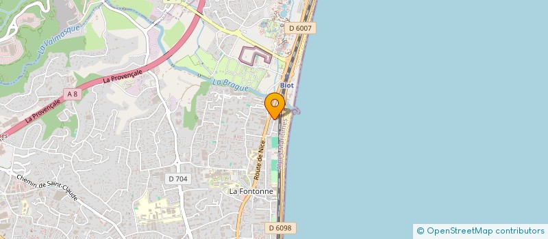 localisation de l'entreprise MADAME STEPHANIE ROLANDO à ANTIBES