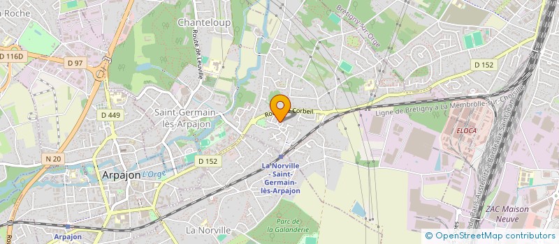 localisation de l'entreprise MADAME STEPHANIE ROLLE à SAINT-GERMAIN-LES-ARPAJON