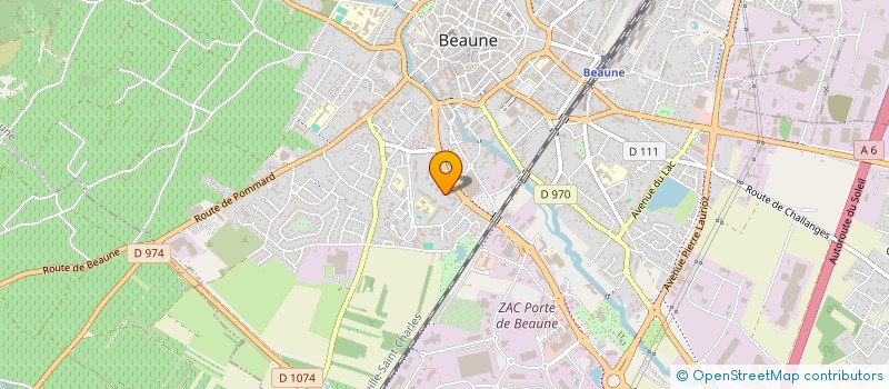 localisation de l'entreprise MADAME STEPHANIE ROLLIER à BEAUNE