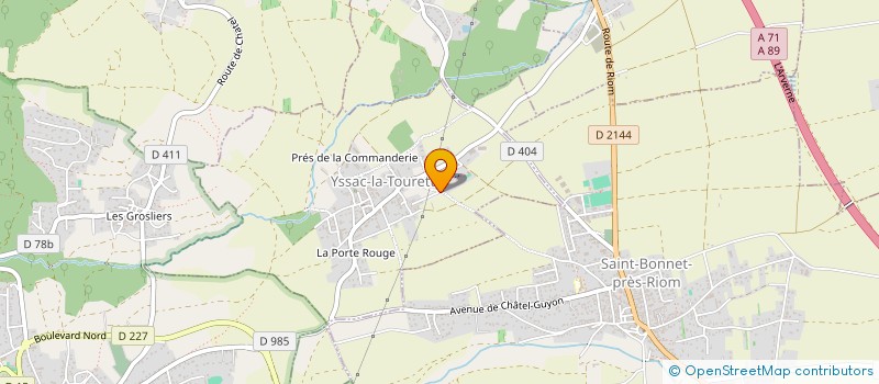 localisation de l'entreprise MADAME STEPHANIE ROLLIN  SAINT-BONNET-PRES-RIOM