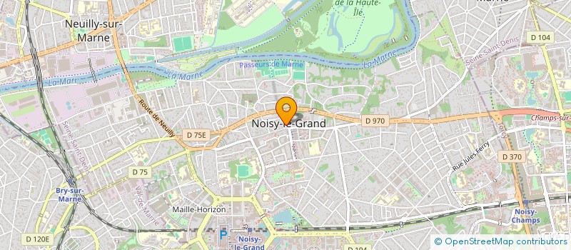 localisation de l'entreprise MADAME STEPHANIE ROSEMOND à NOISY-LE-GRAND