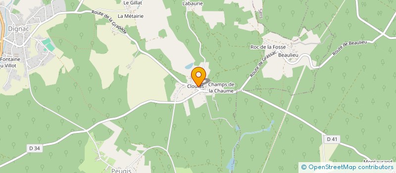 localisation de l'entreprise MADAME STEPHANIE ROSHARDT  DIGNAC