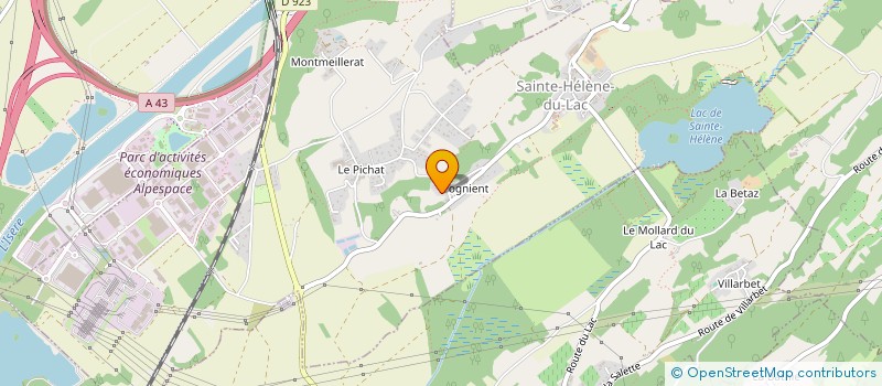 localisation de l'entreprise MADAME STEPHANIE ROSSI  SAINTE-HELENE-DU-LAC