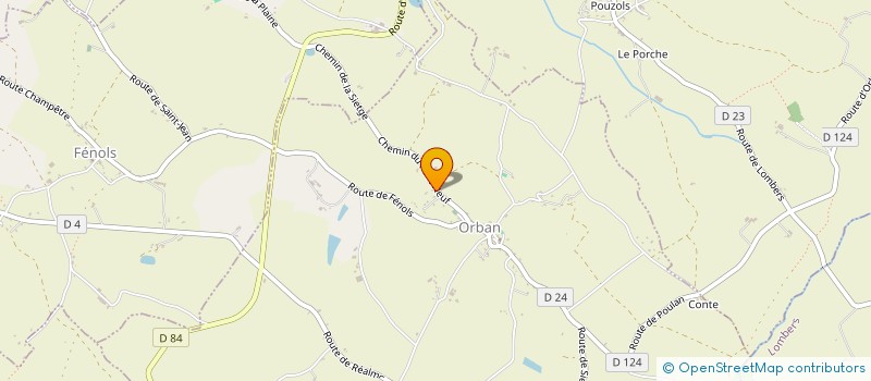 localisation de l'entreprise MADAME STEPHANIE ROUANET  ORBAN