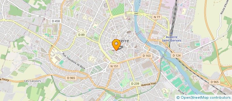 localisation de l'entreprise MADAME STEPHANIE ROUAU  AUXERRE