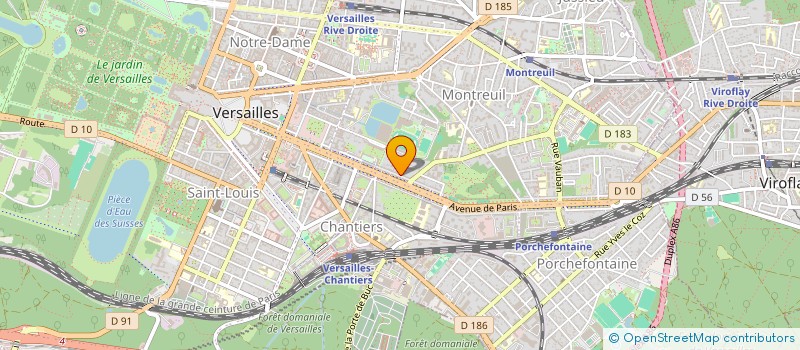 localisation de l'entreprise MADAME STEPHANIE ROUDAUT à VERSAILLES