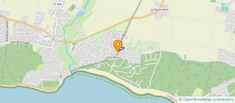 localisation de l'entreprise MADAME STEPHANIE ROUELLE  SAINT-VINCENT-SUR-JARD