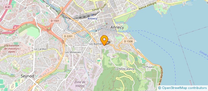 localisation de l'entreprise MADAME STEPHANIE ROUQUET à ANNECY