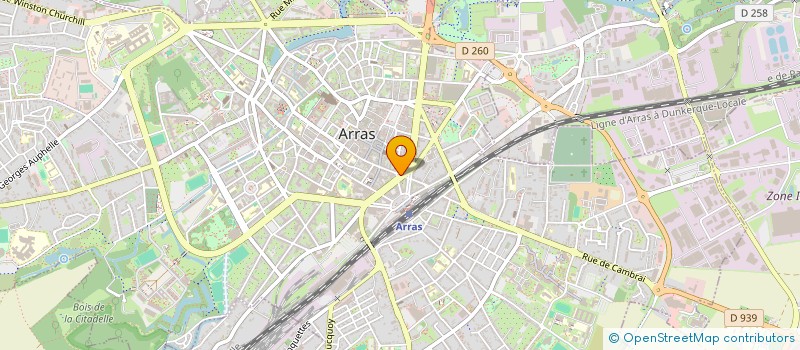localisation de l'entreprise MADAME STEPHANIE ROUX à ARRAS