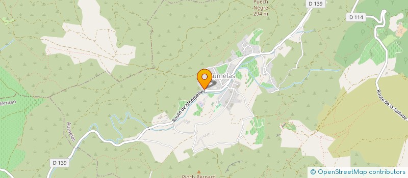 localisation de l'entreprise MADAME STEPHANIE ROUXEL  AUMELAS