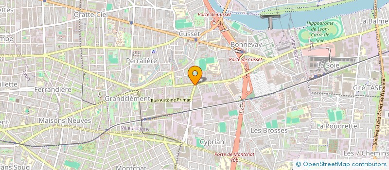 localisation de l'entreprise MADAME STEPHANIE ROUXEL  VILLEURBANNE