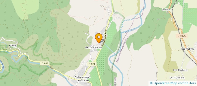 localisation de l'entreprise MADAME STEPHANIE ROY  VAL BUECH-MEOUGE