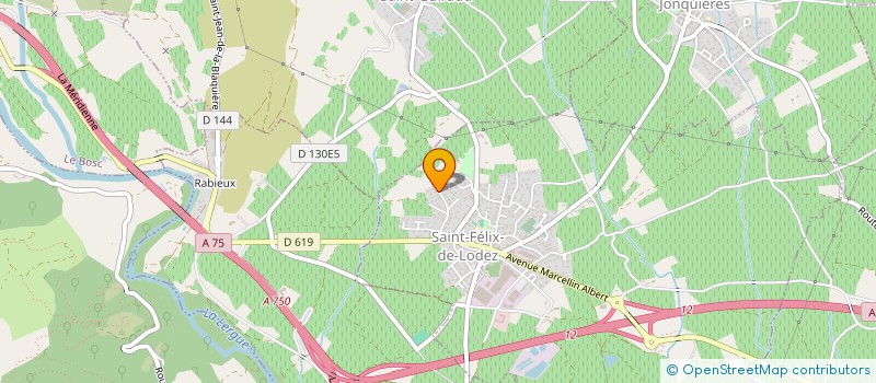 localisation de l'entreprise MADAME STEPHANIE RUAS à SAINT-FELIX-DE-LODEZ