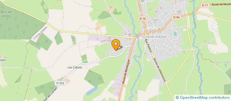 localisation de l'entreprise MADAME STEPHANIE RUELLE à COSNE D'ALLIER