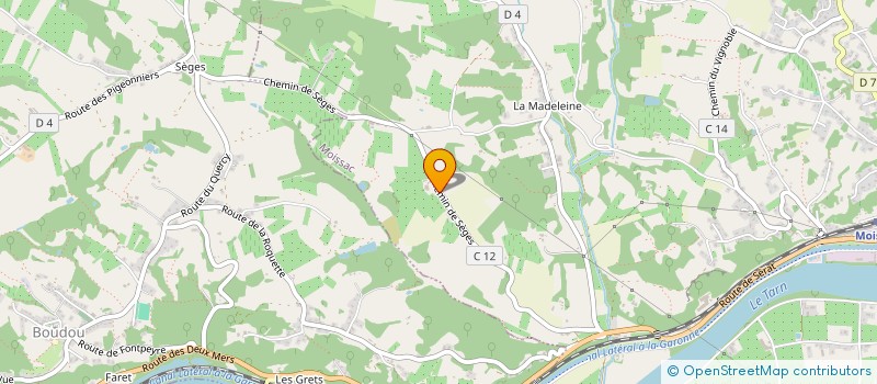 localisation de l'entreprise MADAME STEPHANIE RUFFIE  AUVILLAR