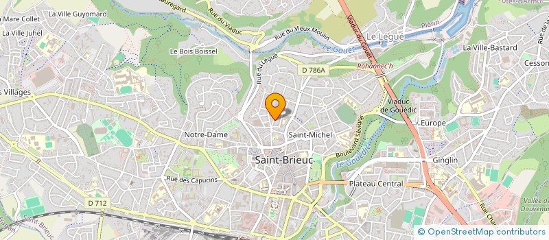 localisation de l'entreprise MADAME STEPHANIE RUGA à SAINT-BRIEUC