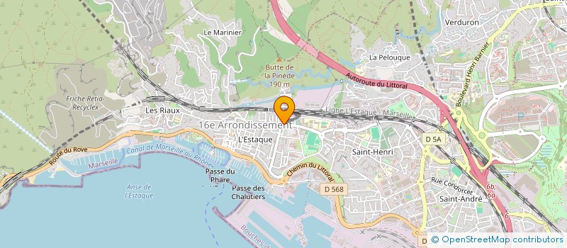 localisation de l'entreprise MADAME STEPHANIE RUIZ  MARSEILLE