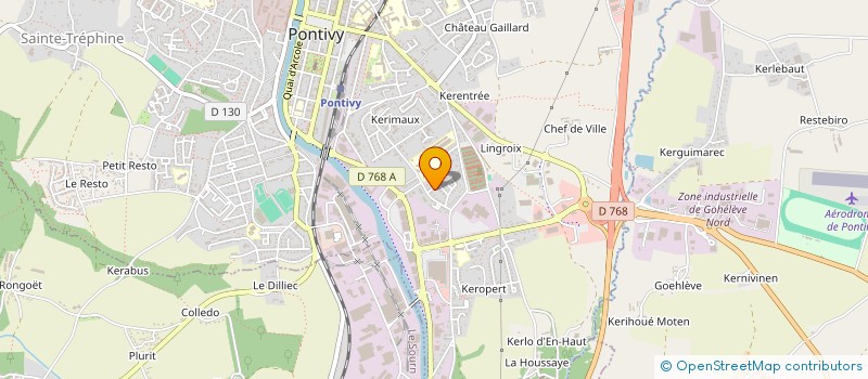 localisation de l'entreprise MADAME STEPHANIE RUNIGO  PONTIVY