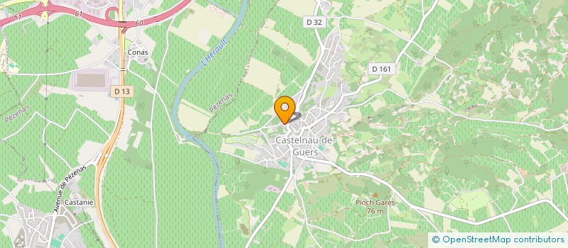 localisation de l'entreprise MADAME STEPHANIE RUOT  CASTELNAU-DE-GUERS